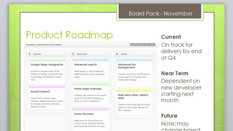 Export your product roadmap