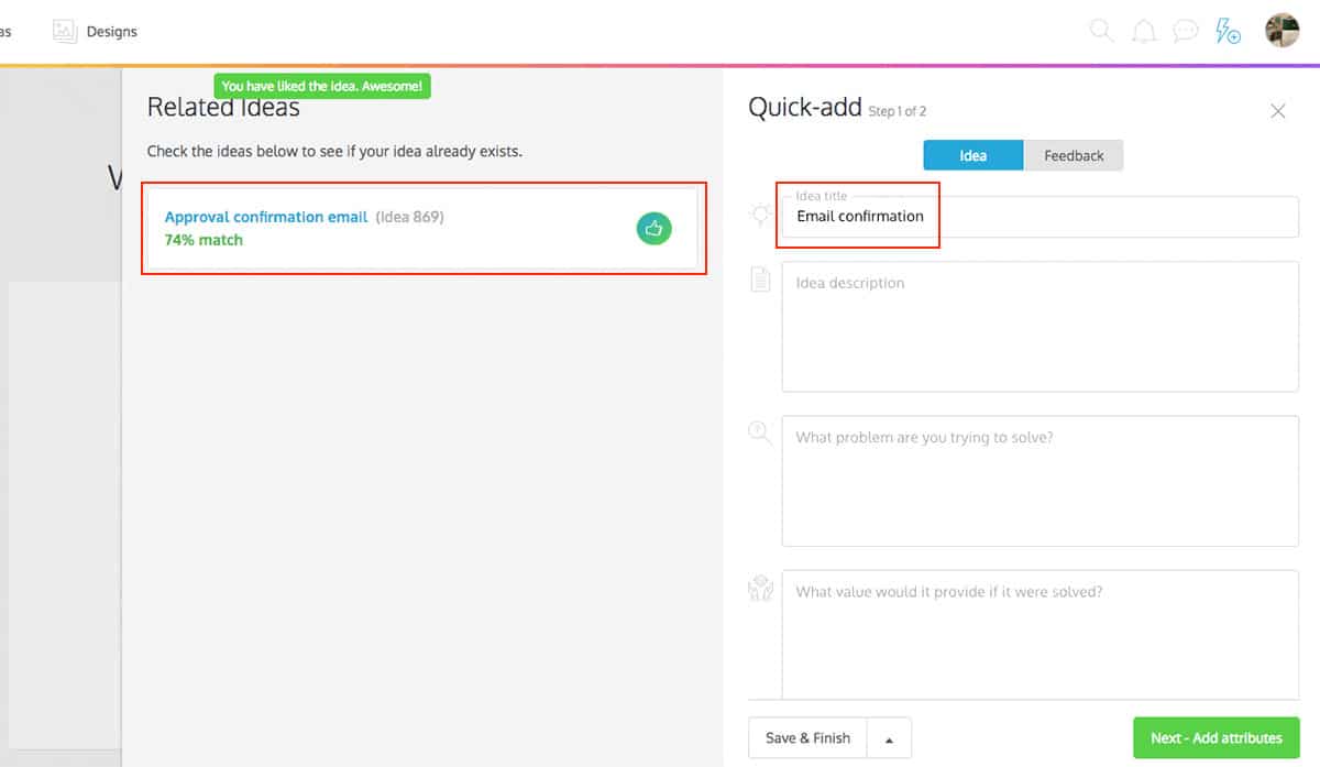 product management AI Feedback