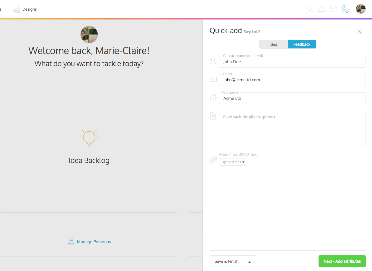 product management AI Feedback