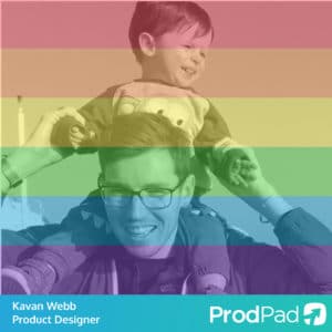 Kavan Webb. Product Designer at ProdPad.