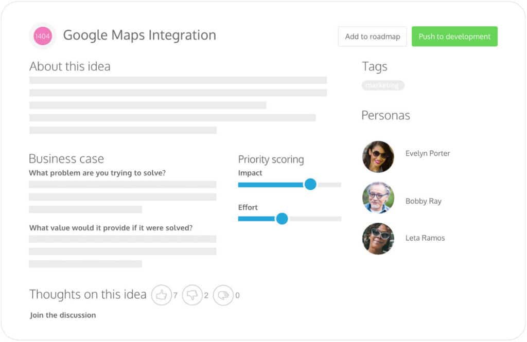 ProdPad Idea Canvas