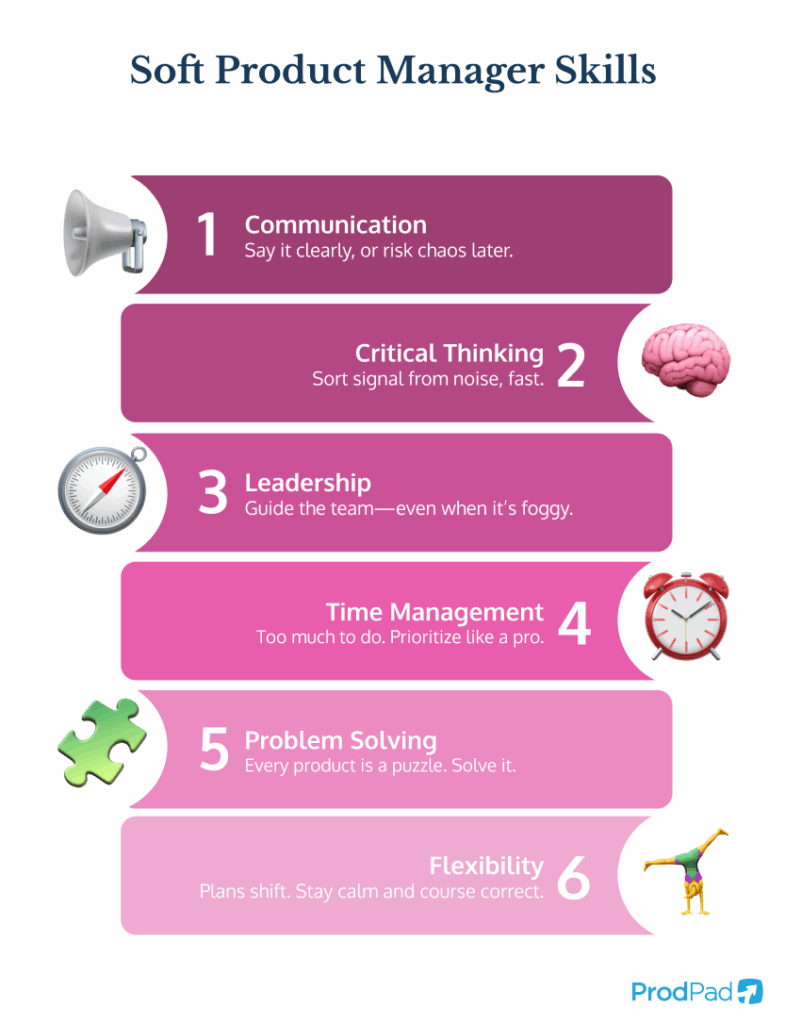 Soft Product manager skills you need to have