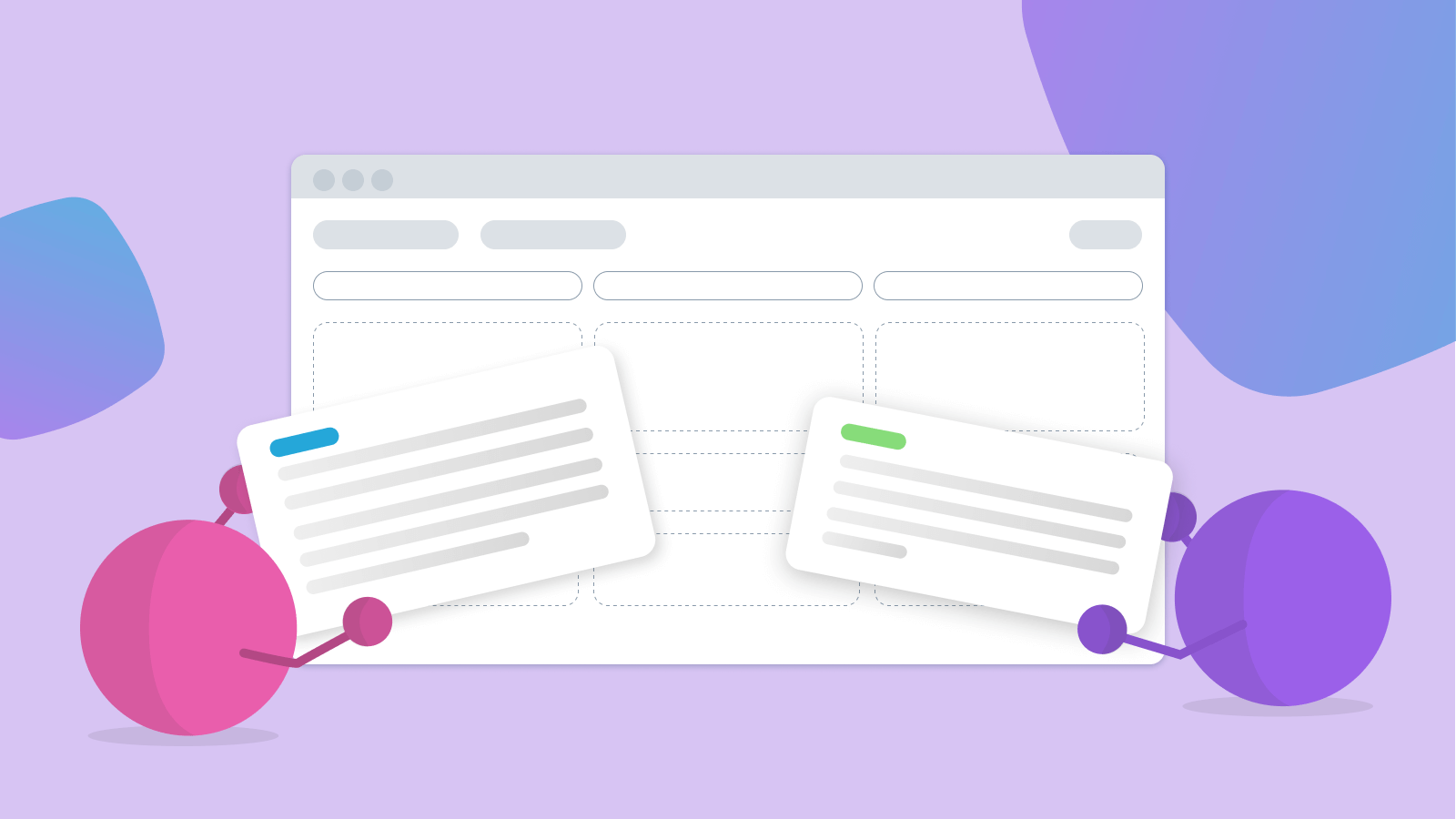 a spreadsheet template for a Now-Next-Later product roadmap from ProdPad product management software