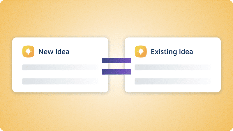 ProdPad AI spotting duplicate ideas in your backlog