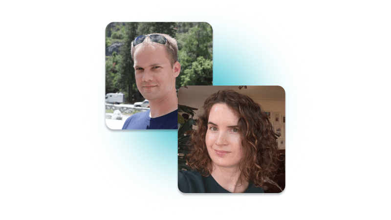 Founders of the product management software ProdPad Janna Bastow and Simon Cast