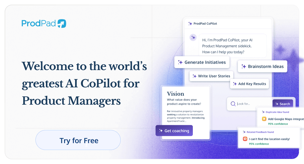 Shape Up framework paired with ProdPad Copilot to help with pitches and problem statements with ProdPad product management software